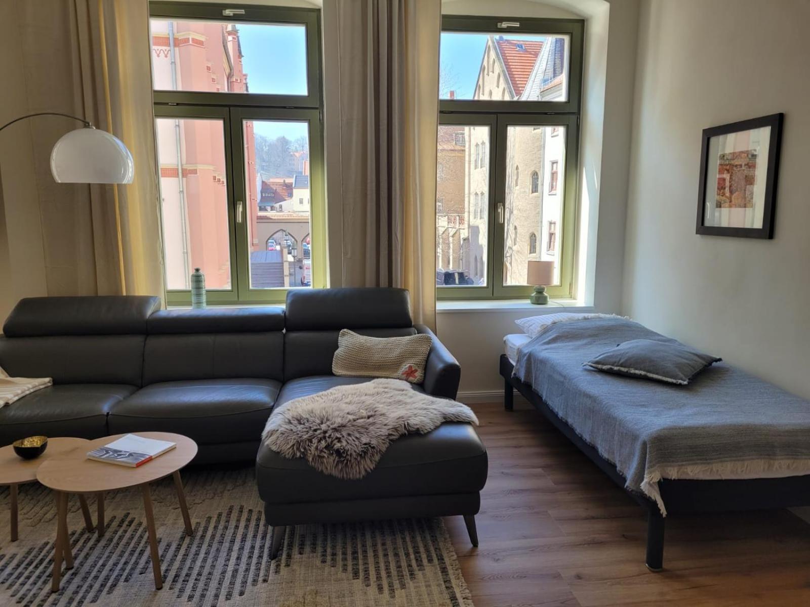 Cosel Apartment Altstadt Radfahrer Balkon Meissen Extérieur photo