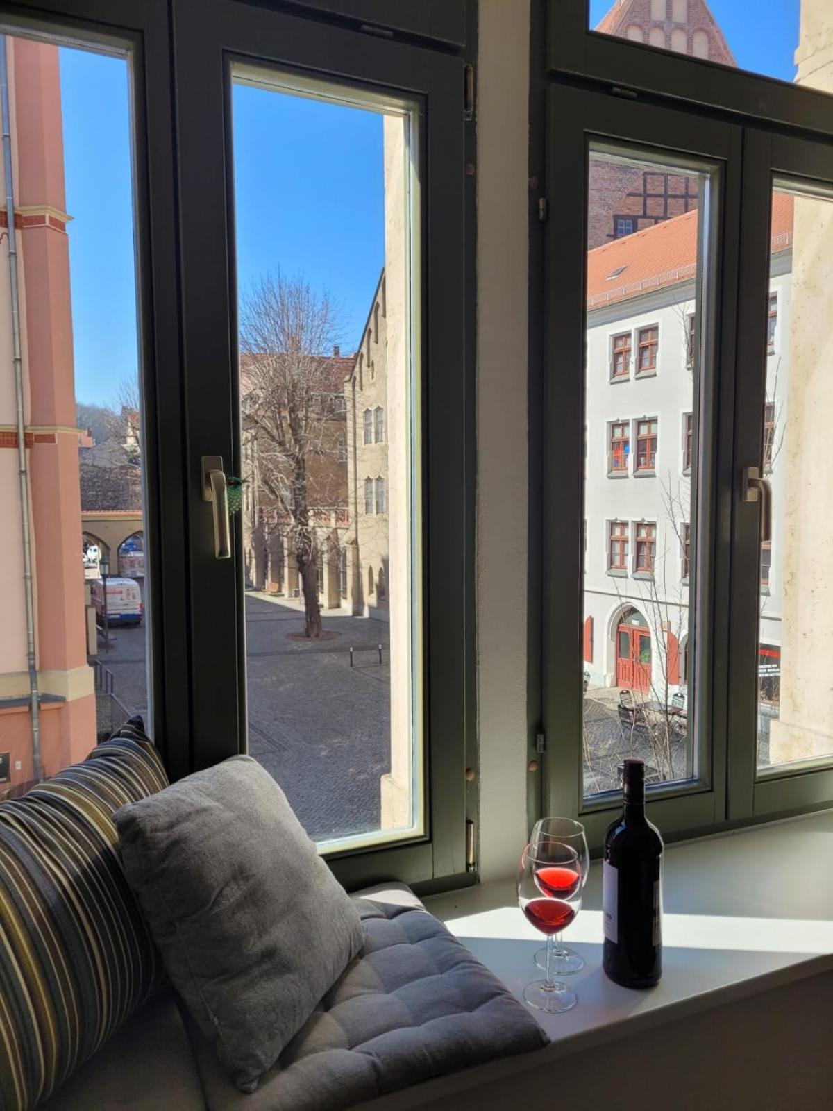 Cosel Apartment Altstadt Radfahrer Balkon Meissen Extérieur photo